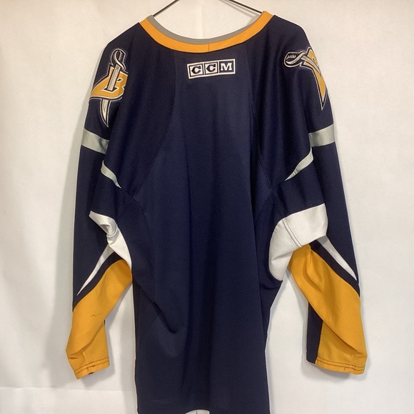CCM Buffalo Sabers Blue And Gold Jersey size XL made in Canada - Picture 2 of 10